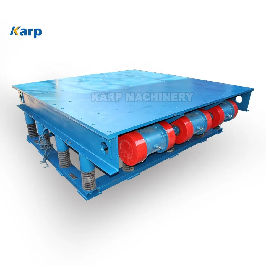 Electric Vibrator Table Machine Used For Brick Making Industry