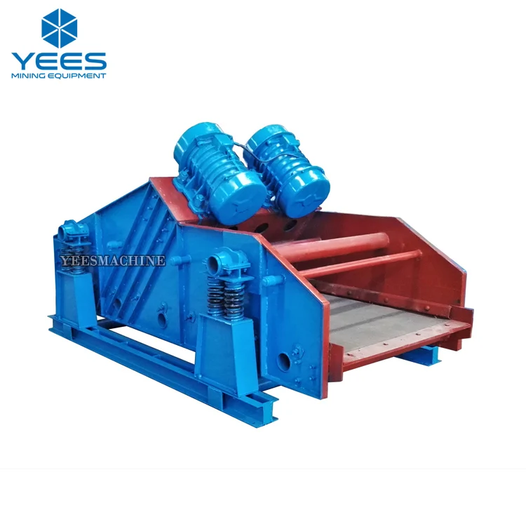 High frequency linear motion vibrating screen for ore screening