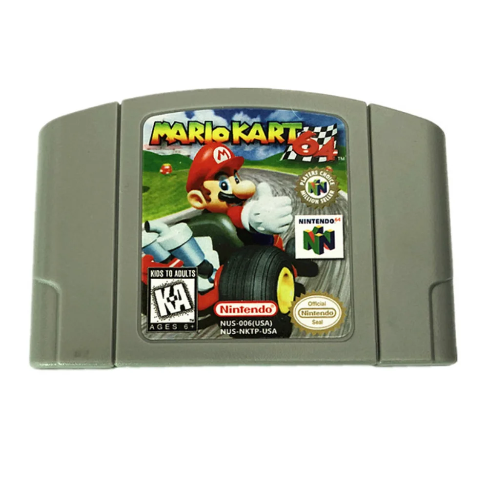 
Classic Nostalgic Game Card for Nintendo N64 Mario Game Series Full Style Video Game Cartridge Cards 