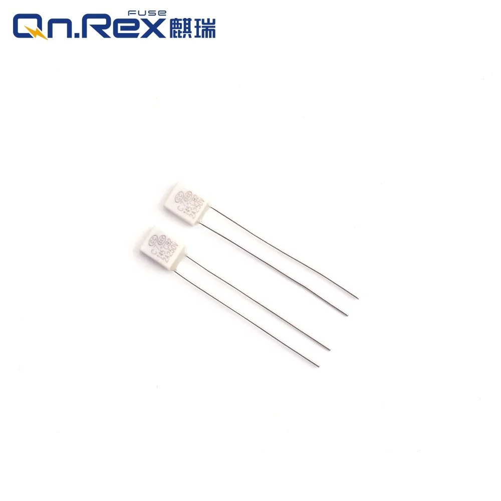 Heat Protector For Electric Industrial Home Appliance 1-40A 250V Square Ceramic Thermal Fuse