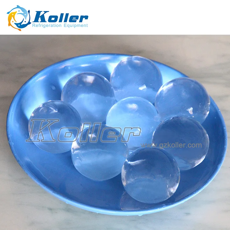 Koller Automatic Transparent Ice Block Machine 1000kg Clear Round Ice Machine Pure Sphere Ice Ball Maker