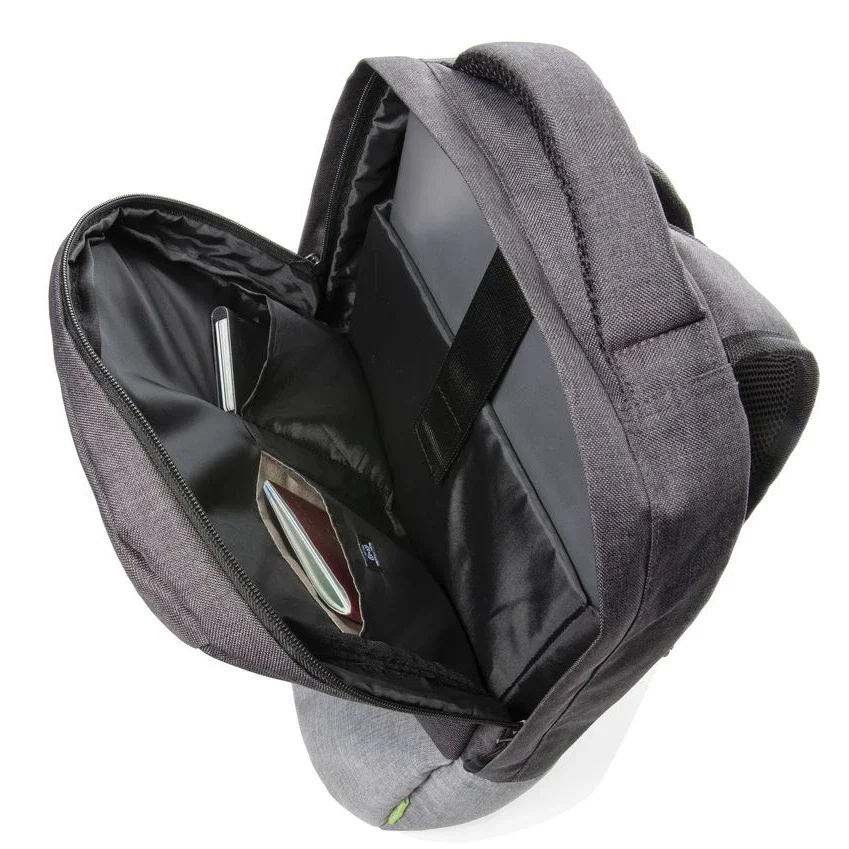 Fashion High Quality ECO RPET TWO-TONE PROMOTIONAL BACKPACK SCHOOL LAPTOP BAG