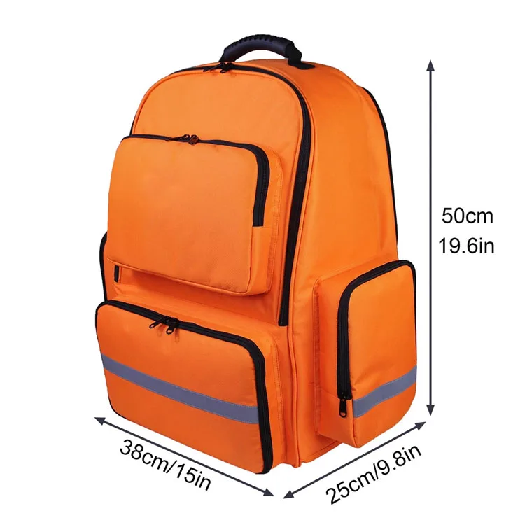 Outdoor large capacity  oxford shoulder bag first aid portable bag medical emergency backpack