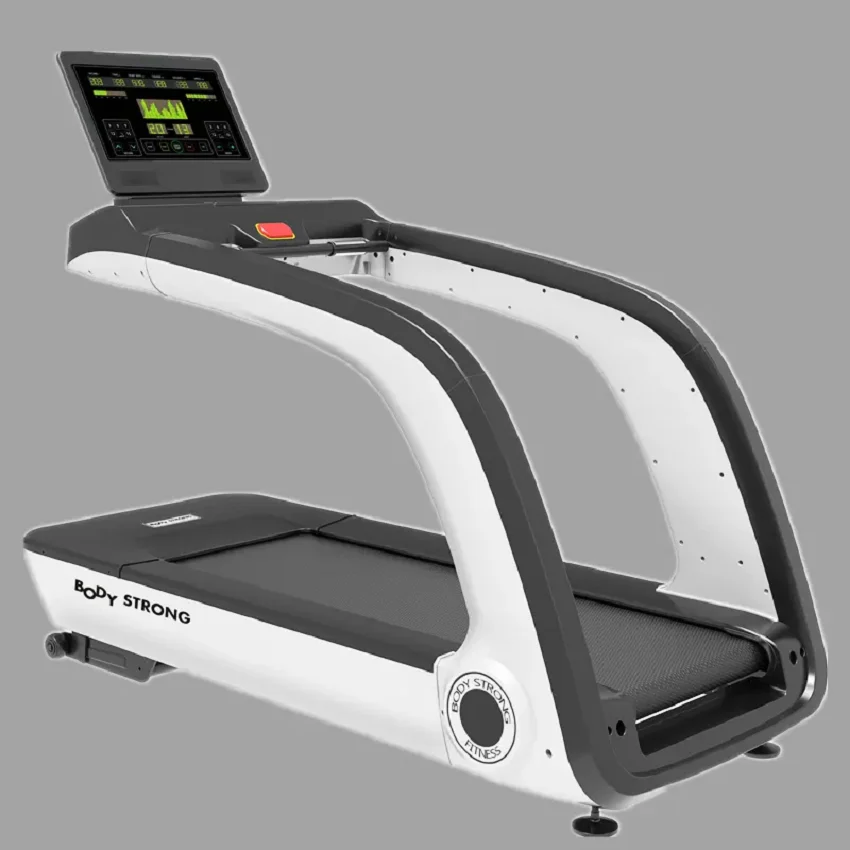 body strong 3.0HP 480*1350mm Running Machine Surface Auto Incline  High Quality  Semi Commercial Treadmill