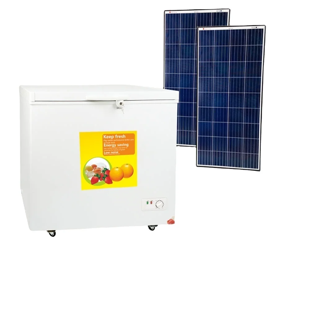 Горизонтальная морозильная камера с открытой дверцей 150 л