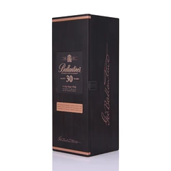 Samding Hot Selling Luxury Gift Packaging Custom Hot Stamping Logo Europe Whisky Wood Craft Boxes