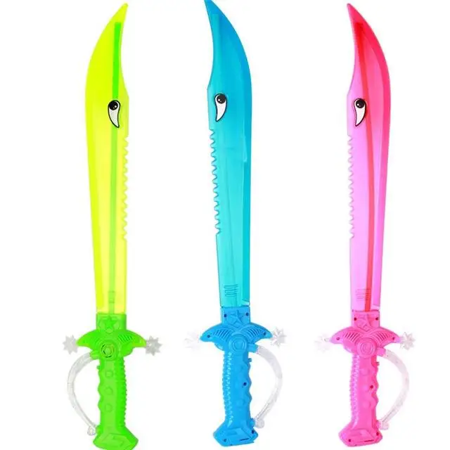 Wholesale LED Sword Knife Glitter Colorful Toys Knife Induction Noise Maker For Children Gift