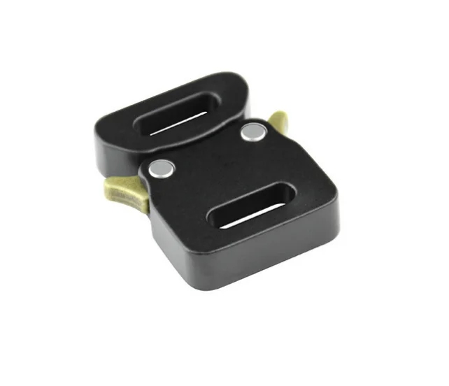 13mm metal quick release buckle special zinc alloy seat belt buckle strong outdoor small buckle laser logo