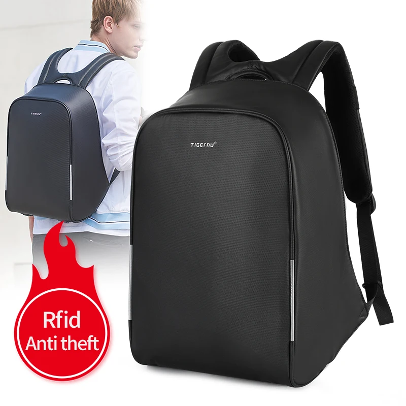 Tigernu T-B3213TPU factory wholesale customer logo waterproof anti-thief mochilas laptop backpack with lock