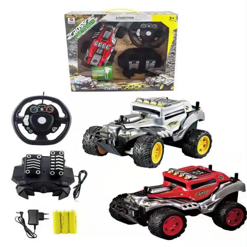 1/18 Scale Full Function Remote Control Rally Truck Car RC Rally with Off-road Crash Bar Vehicle Toys