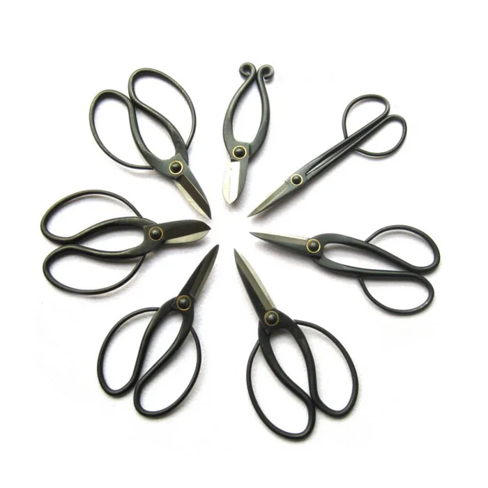 Bonsai scissors 180mm For flowers Shear Tool Set Carbon Steel Household Bonsai Tools Scissors Gardening Branch Shears