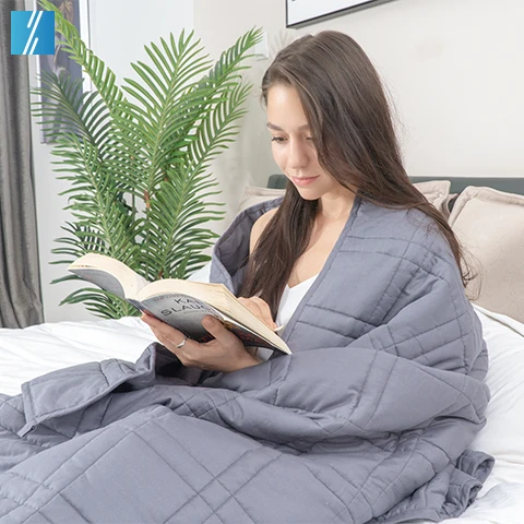 
high quality comfort anxiety therapy 30lb weighted blanket 