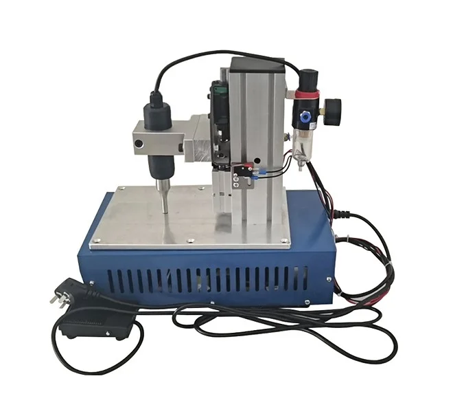 Cheap manual face mask earloop spot ultrasonic welding machine