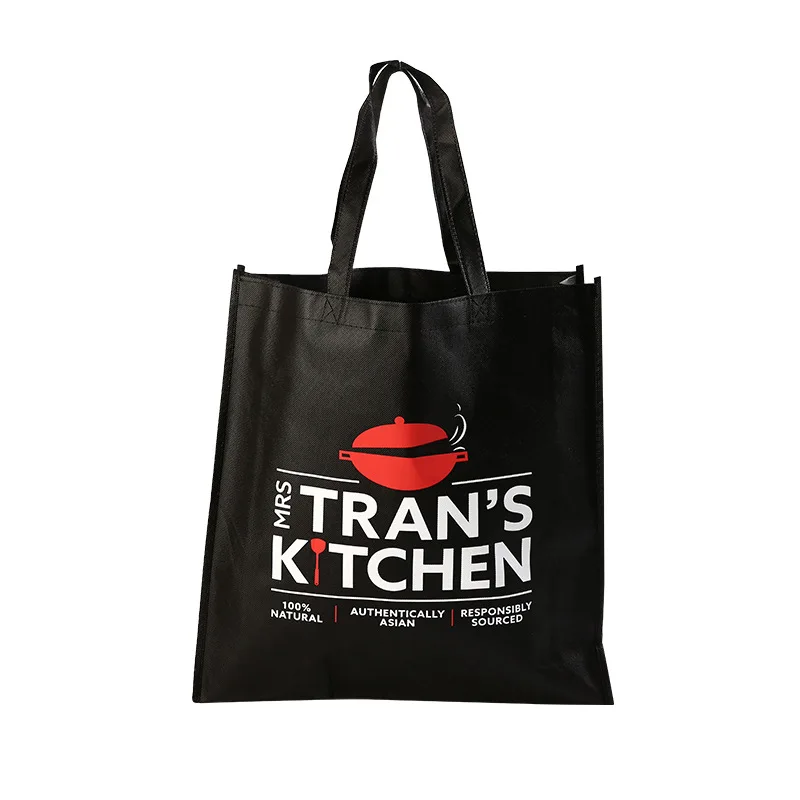 Нетканые Сумки-тоуты для переноски, ламинированные перерабатываемые нетканые сумки