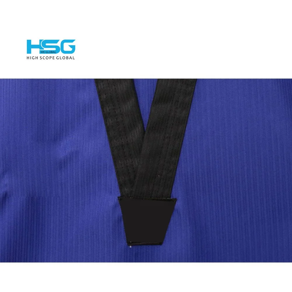 New 2022 Taekwondo Uniforms High Quality 100% Cotton V Neck doboks with custom logo embroidery