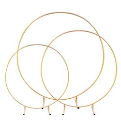 Складной металлический круглый Арка Свадебные стенты Цветочная подставка садовая Арка наружный сад Арка фон