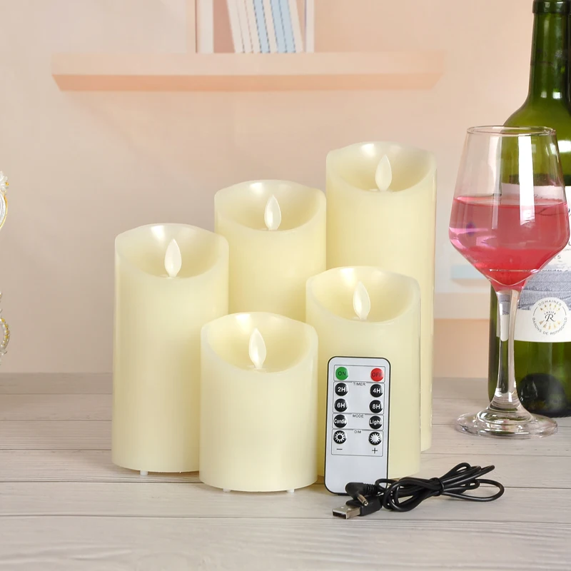 New Design Mini Smart  Electric Led Candle With Remote Control For Home Decoration Flameless Candles