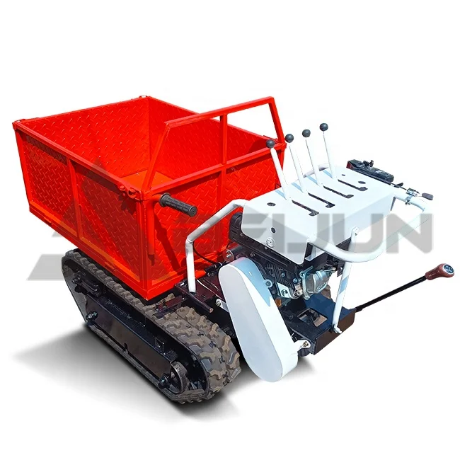 Sale Self Loading Mini Site Dumper 3tons Hydraulic Pressure System All Terrain Crawler Dumper China Mini Truck Manual Changchai