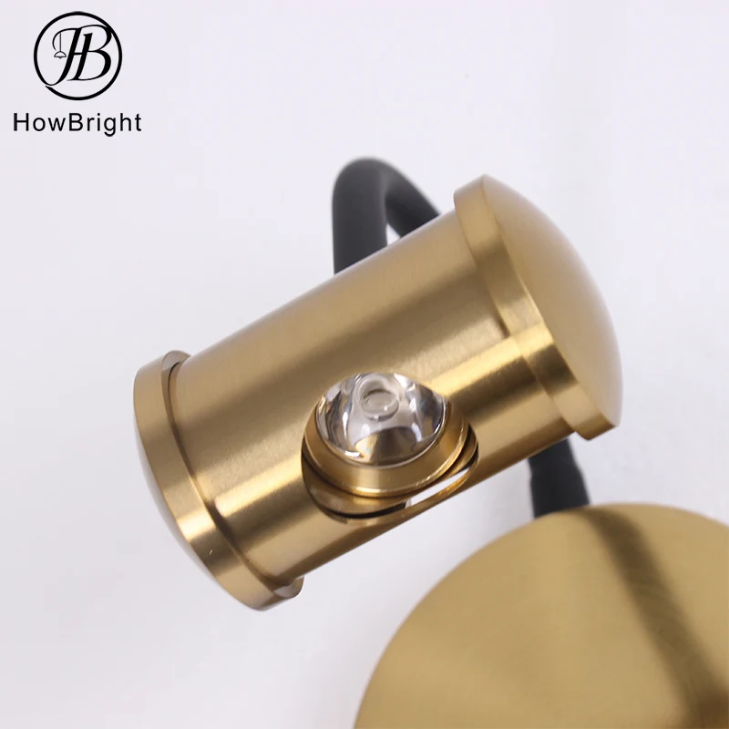 3W Goose Neck Design Aluminum Material IP20 Indoor LED Wall Light Shabbat wall lamps for Reading Home Decoration