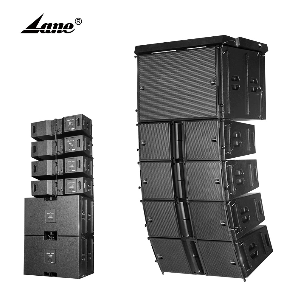 Lane J10S Fashion Professional 18 Inch 1500 Watts 2500w Line Array Bass Speakers Sound System Set