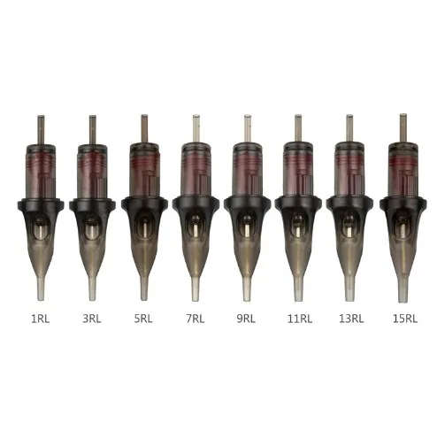 Factory Round liner textured cheap professional machine grip permanent makeup set mixed pen NB cartridge tattoo needle