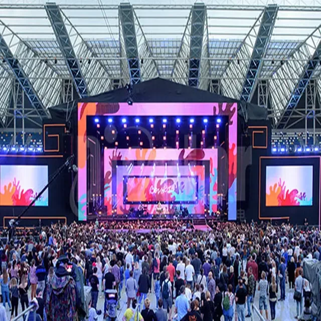 Indoor Outdoor Large LED Board Full Color Waterproof LED Screen Video Wall P3.91 LED Advertising Panel Rental LED Display