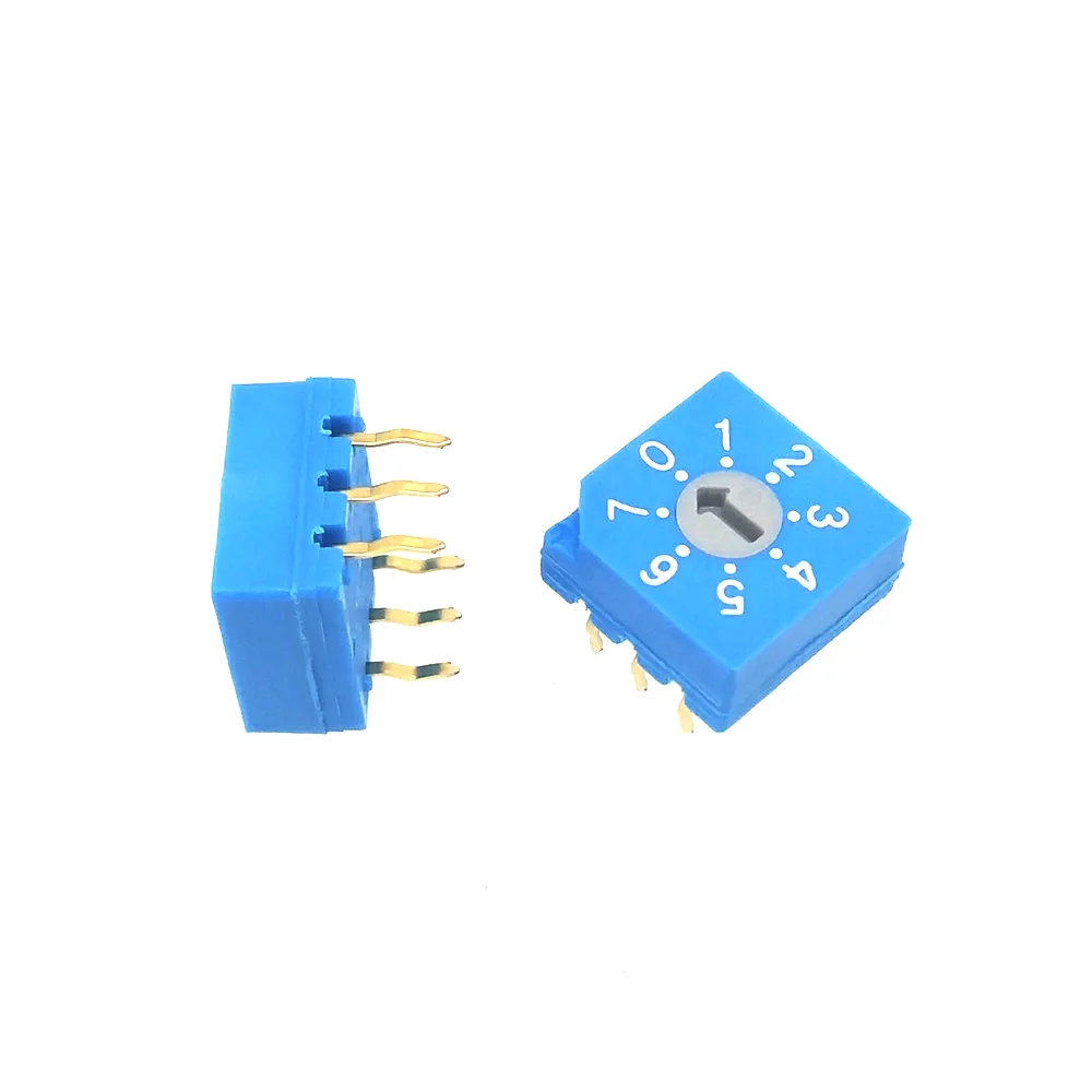 Стандартная установка 3 + знака после 6 pins BCD 16 Позиции поворотный переключатель Dip с крышкой