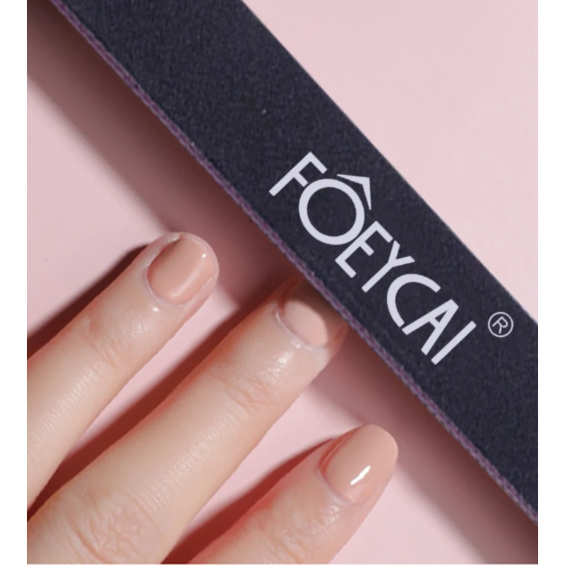 Nails tools straight shape black custom logo 80/80 grit nail files professional