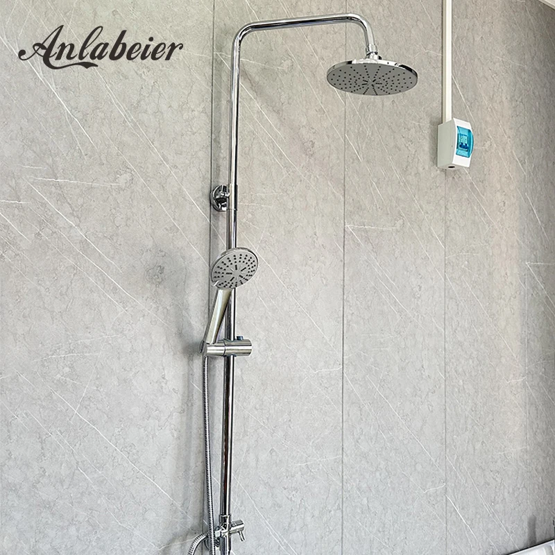 Factory cheap Price top shower two functions Stylish Luxury Shower Set house bathroom use easy installation
