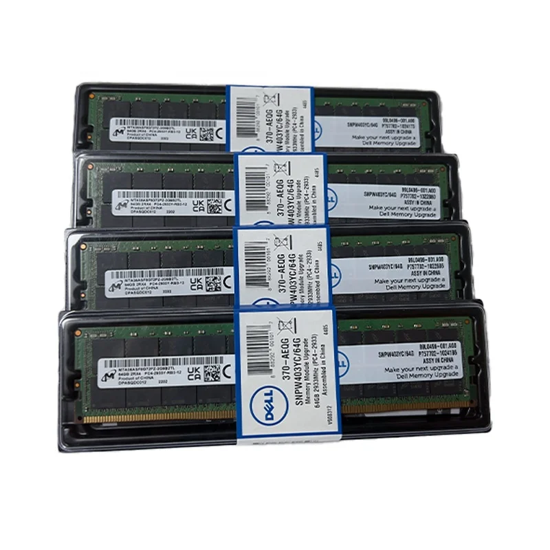 Серверная Память DELL AA799110 ОЗУ 64 ГБ 2Rx4 PC4-3200 DDR4 ECC RDIMM