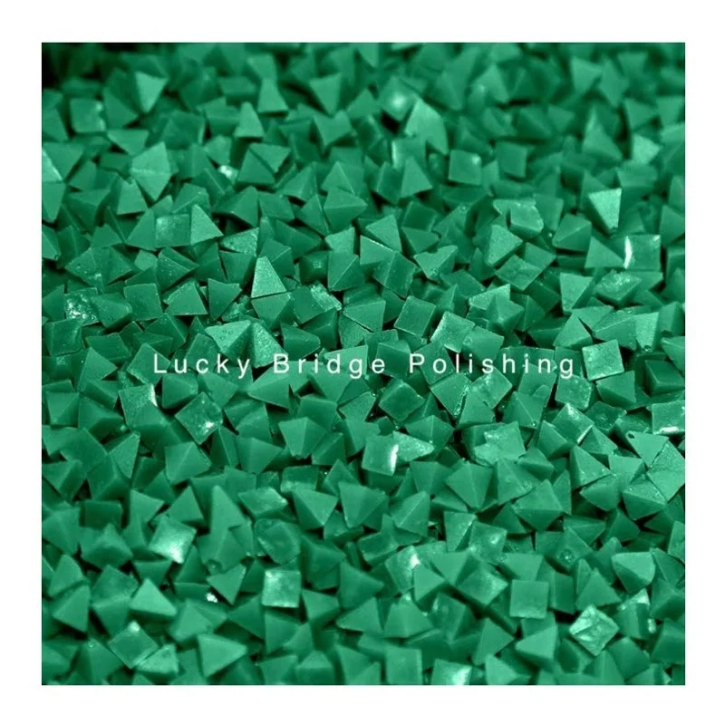 1/4' 6mm Professional Jewelry Polishing Tumbling Media Buffing Abrasive Material for Tumbler Vibration Machine Plastic Media