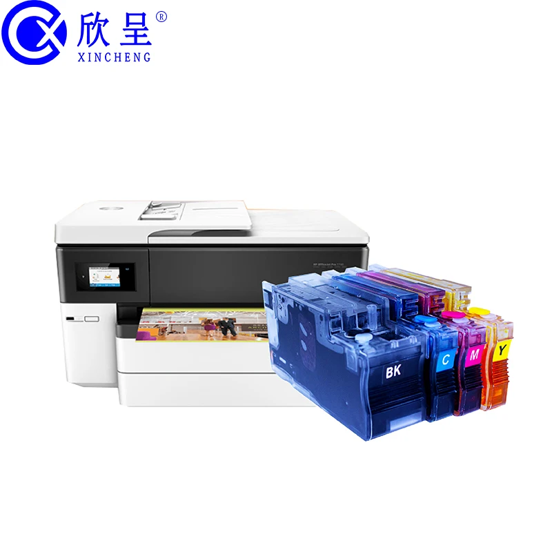 95U 952 953 954 955XL Refillable Cartridge With ARC Chip For HP Office Jet 7730 7740 8210 8710 8715 8720 8725 8728 8730 8740
