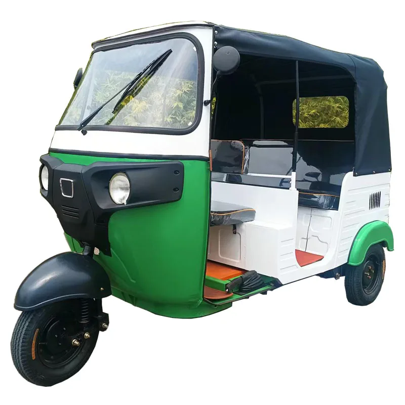 3 Wheel Ev Rickshaw  60V 40Ah Electric Tricycles For Taxi  Adult Electric Reverse Trike Motorcycle