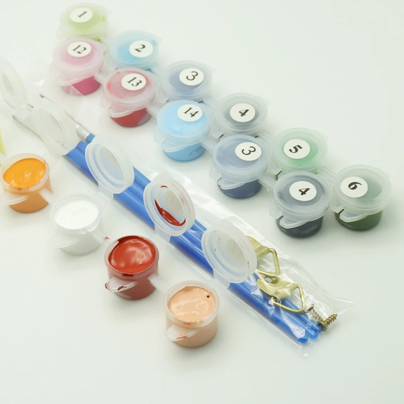 CHENISTORY Da Vinci self-portrait DIY Painting By Numbers for kits Wall Art Picture Acrylic Paint By Numbers on canvas