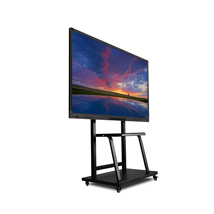 
School smart whiteboard meeting kiosk with pencil 