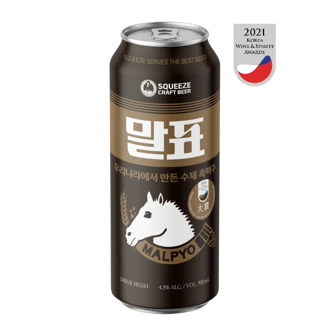 [Squeeze Beer] Special price wholesale Korean Beer craft chocolate flavored alcoholic drink Malpyo Dark Beer
