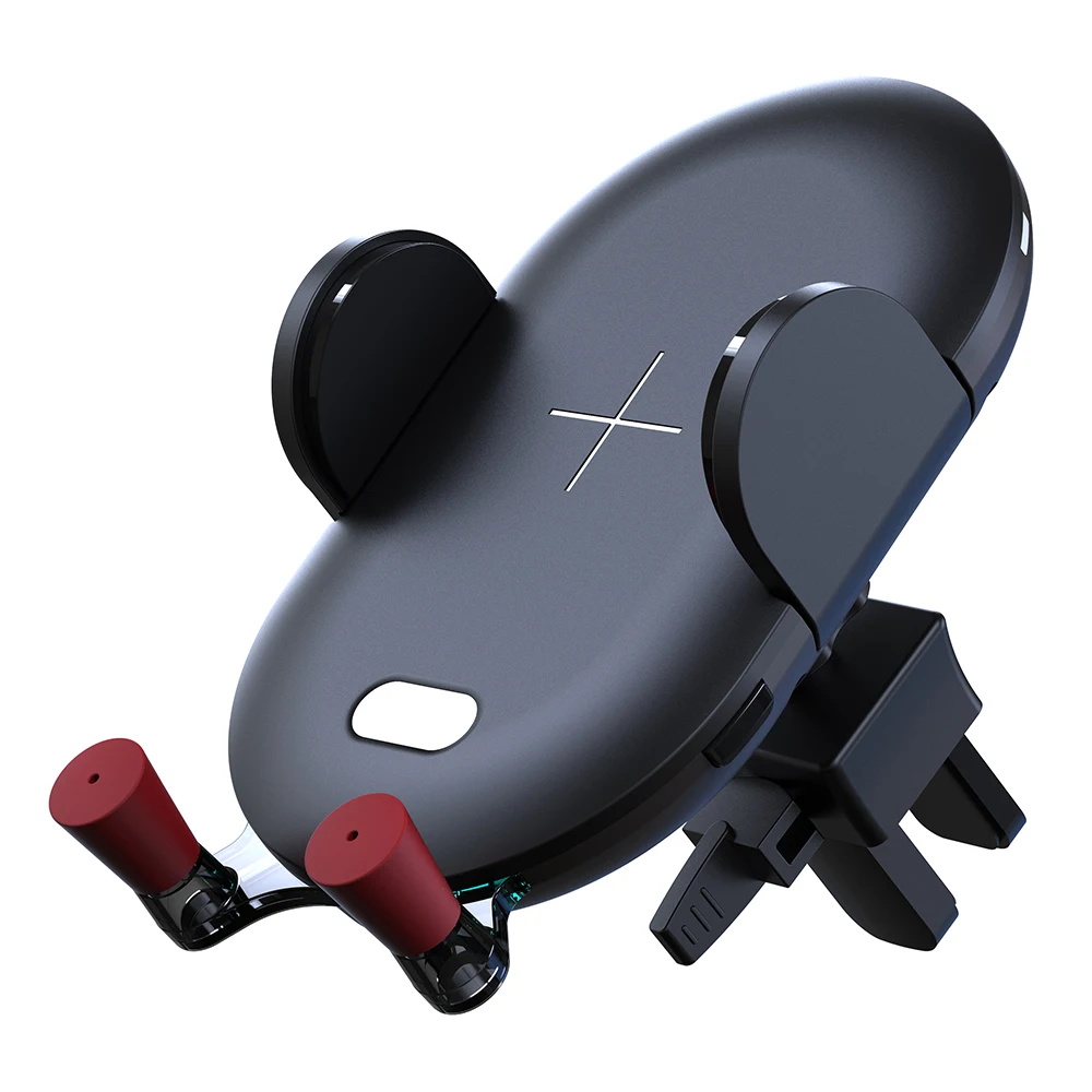 
2021 new arrivals10w wireless phone car holder charger infrared sensor 