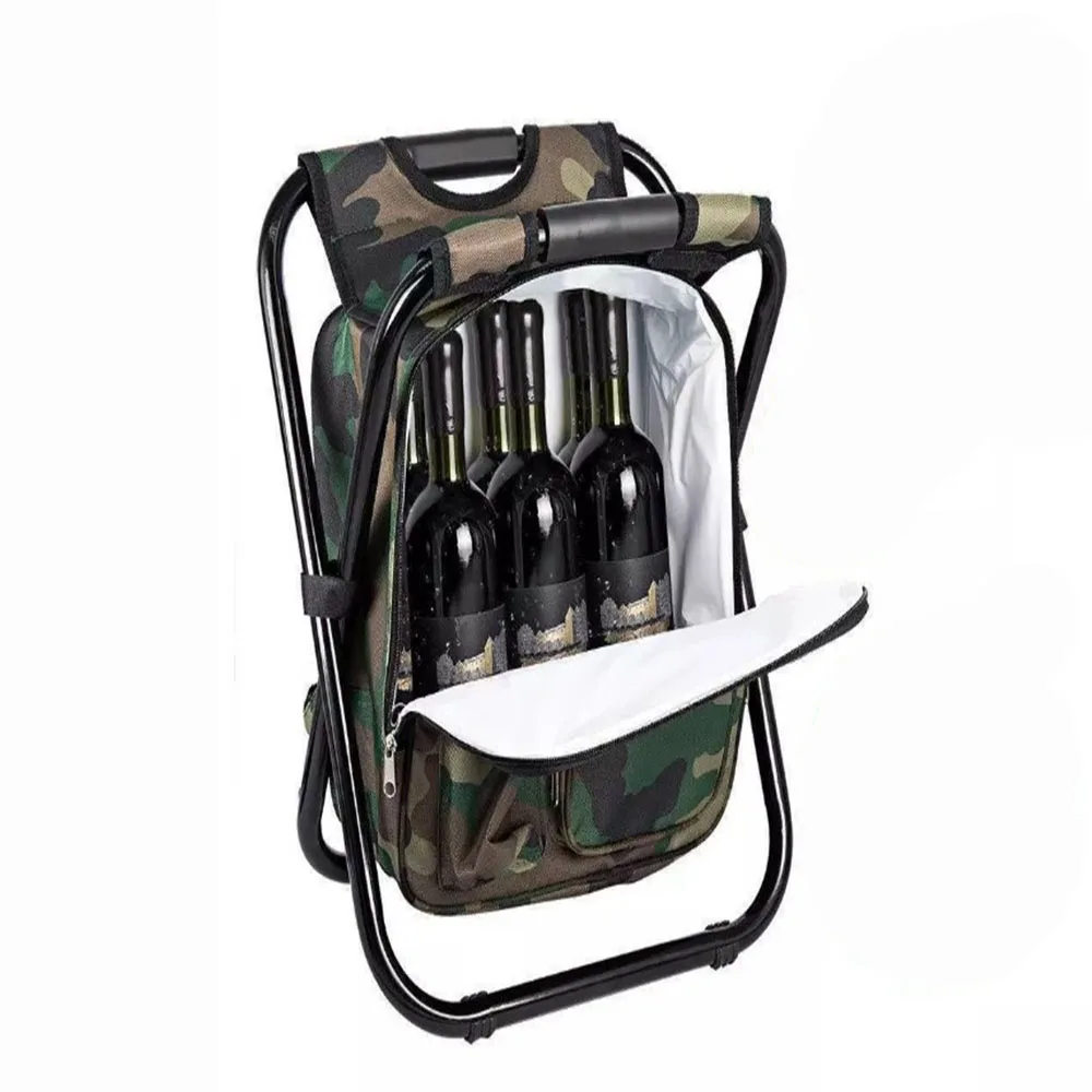 YILU Ultralight Backpack Cooler Chair Compact Lightweight Portable Folding Stool for Travel Hiking Camping Beach Fishing