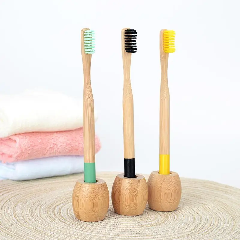 Wholesale eco friendly biodegradable bamboo toothbrush OEM manufacture teeth whitening tooth brush
