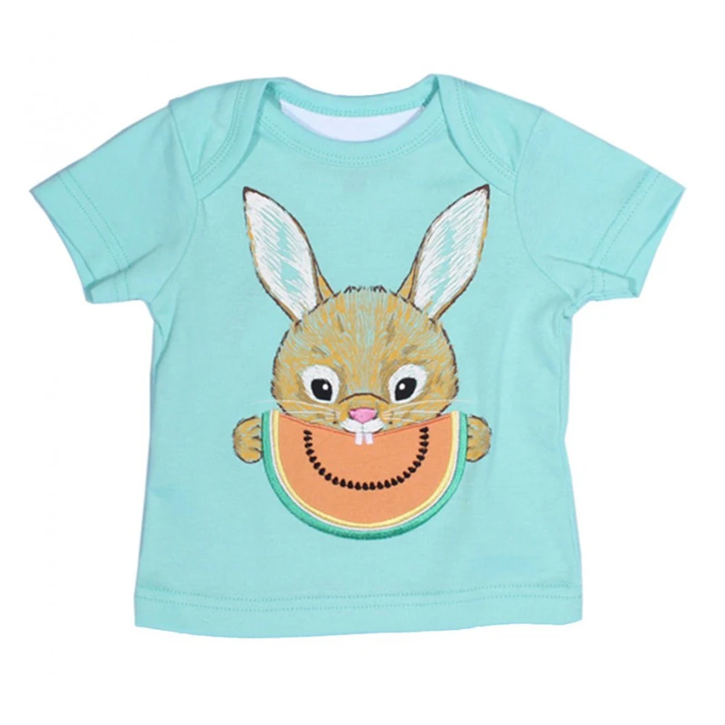 Soft cotton custom printed shirt baby boy baby tshirt t-shirt for Summer