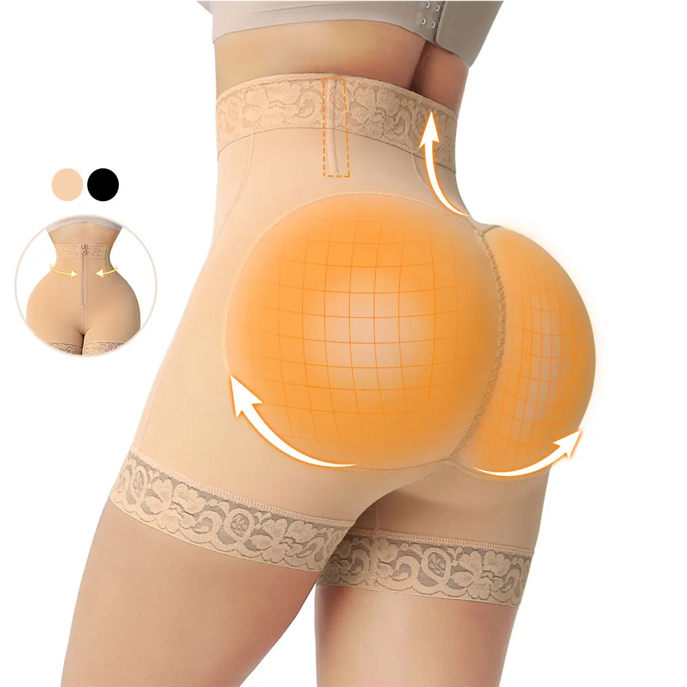 Hexin Shapewear Verified Pro wholesale ladies high waist tummy trimmer control butt enhancer bbl shapers shorts shapewear for women