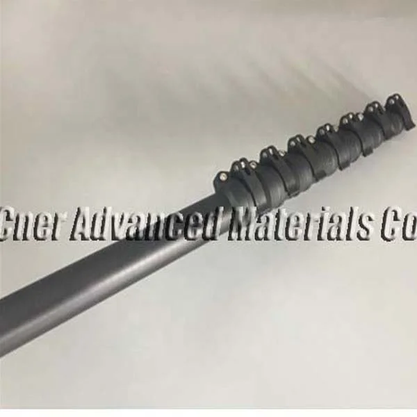 Multi-function carbon fiber telescopic pole with lever lock/cner  60ft 70ft 80ft carbon fiber arecanut fruit harvesting pole