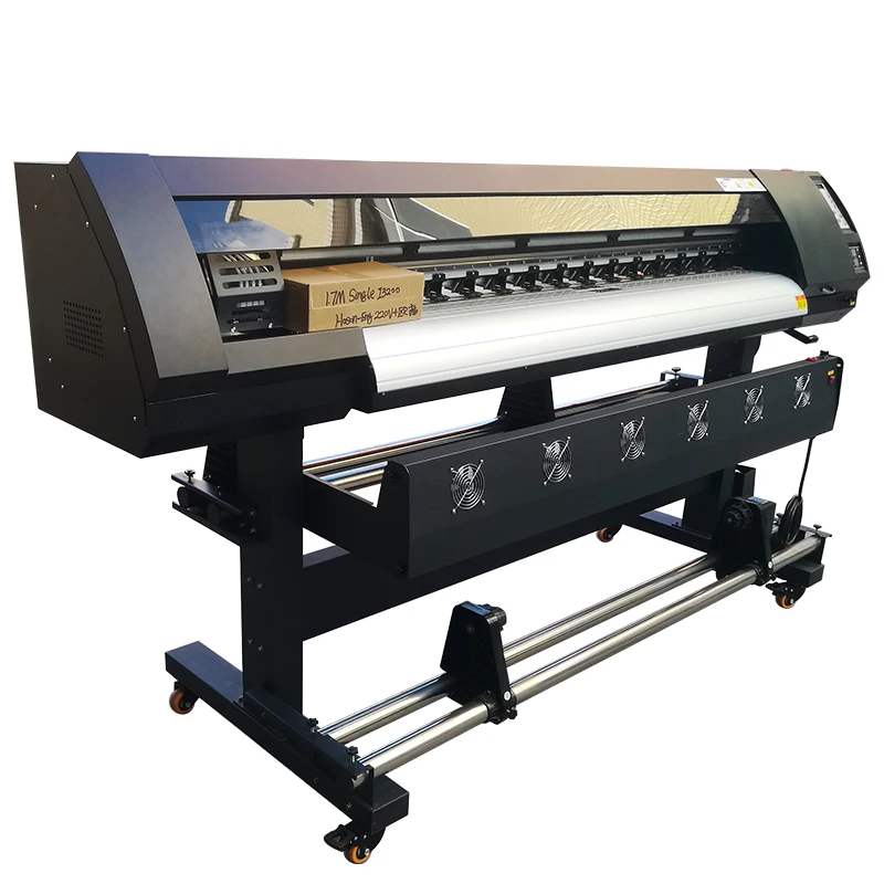 1.6m large eco solvent photo printer vinyl flex printing inkjet plotter with i3200 printhead