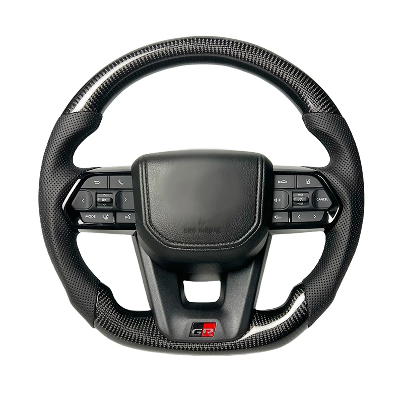 Up grade LC300  GR Style Steering wheel For TOYOTA LAND CRUISER200 LC200 ALPHARD20 Vellfire 30 Carbon Fiber Wheel