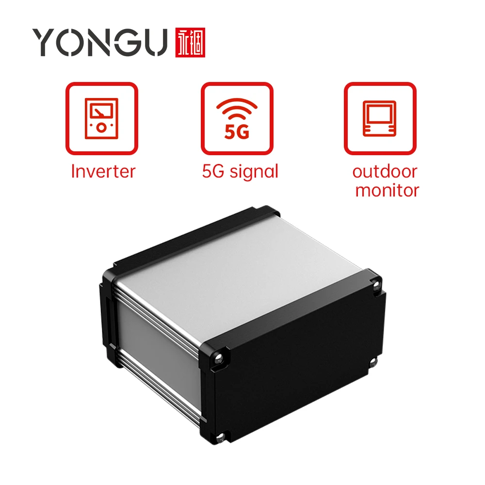 Yonggu M04 150*75MM China Manufacturer Aluminum Extruded Enclosure ExplosionProof Junction Boxes Ip68 Waterproof Battery Box