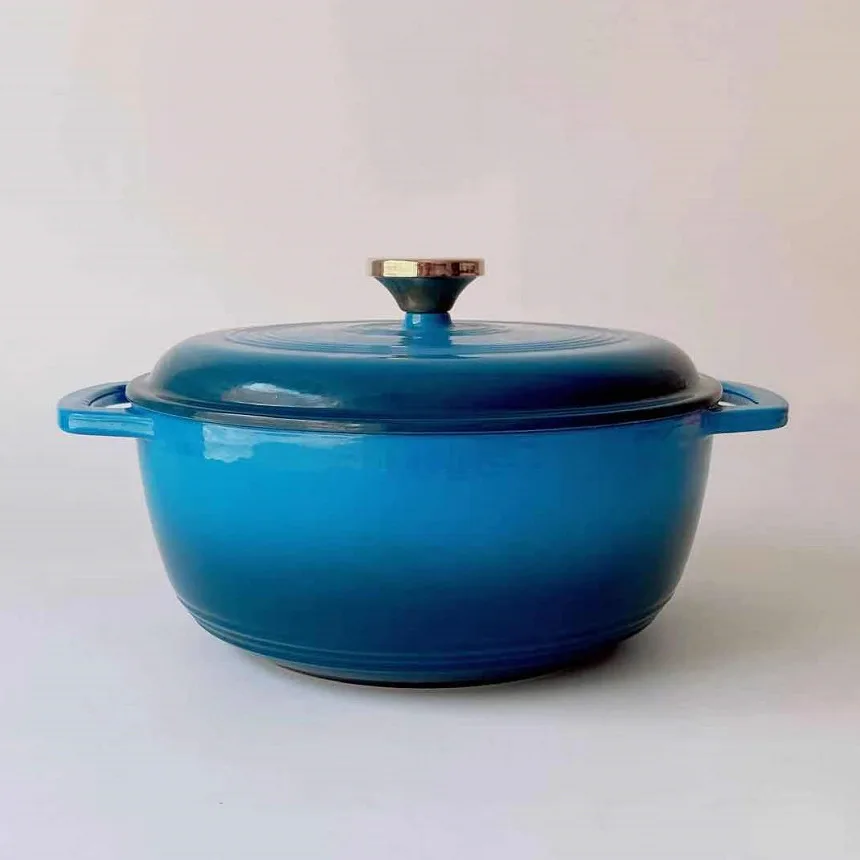 Enameled Cast Iron Dutch Oven Cooking Hot Pots To Keep Food Warm Enameled Dutch Ovens with lid