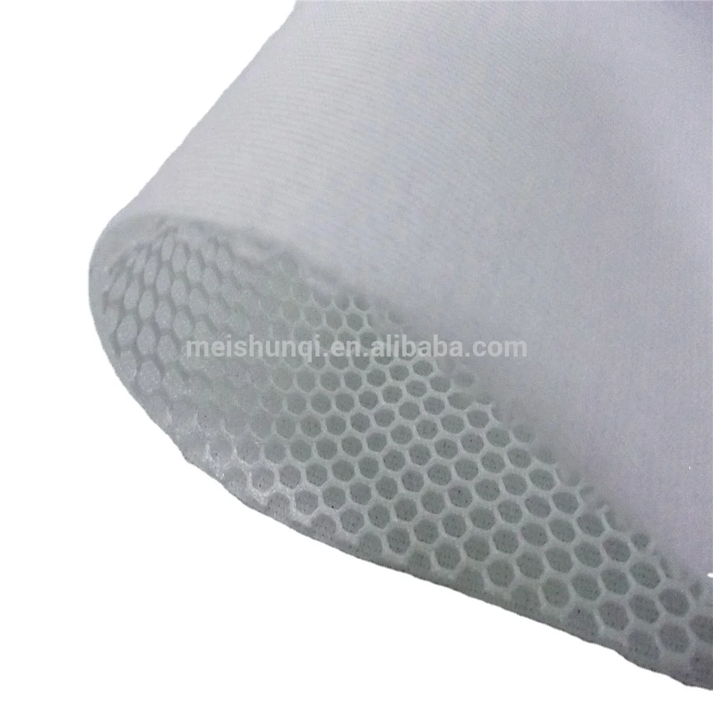 100% Polyester Honeycomb 3d Air Spacer Sandwich Mesh Fabric