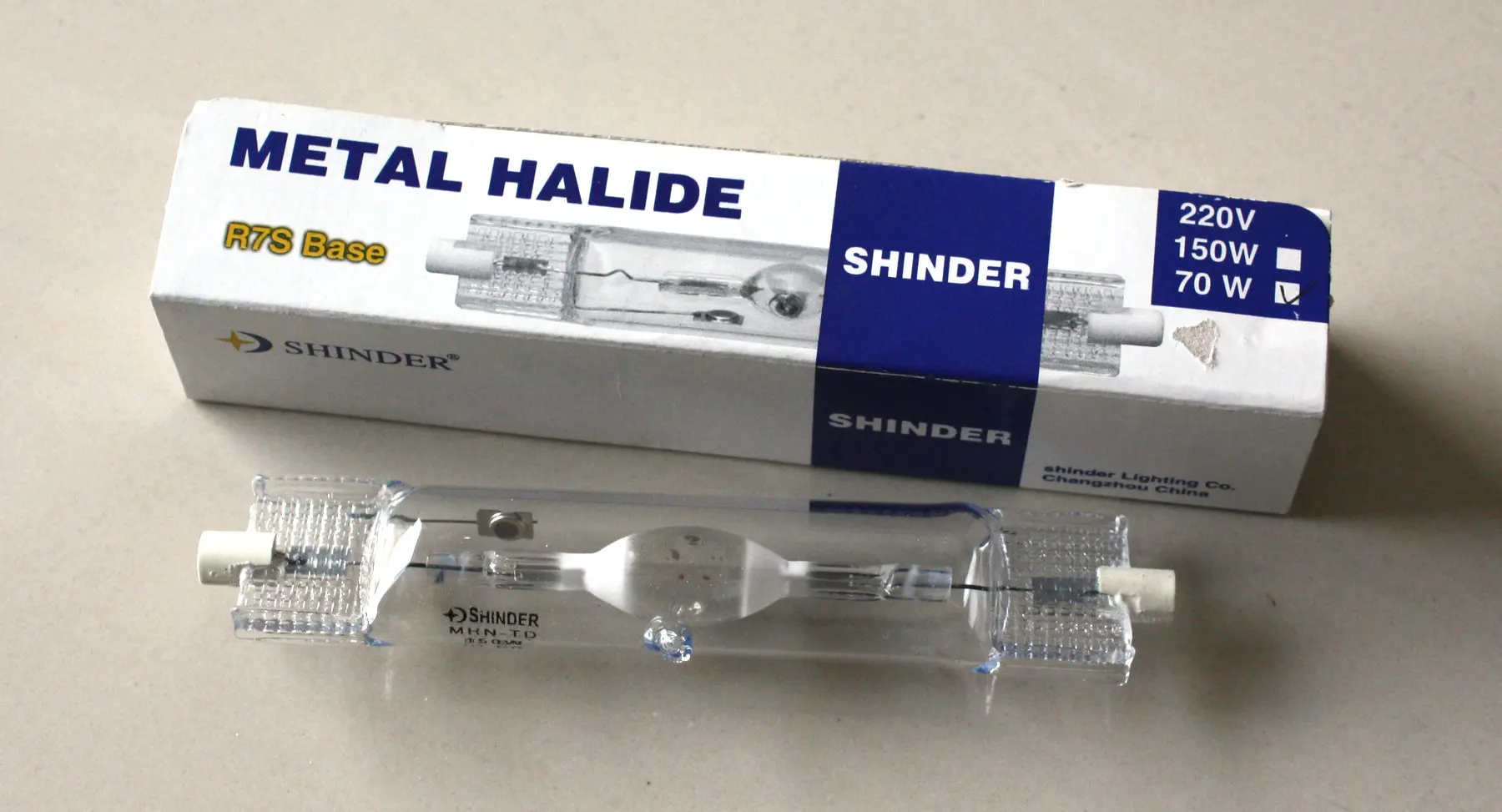 Качество 150w r7s двухсторонняя Металлогалогенная лампа в наличии