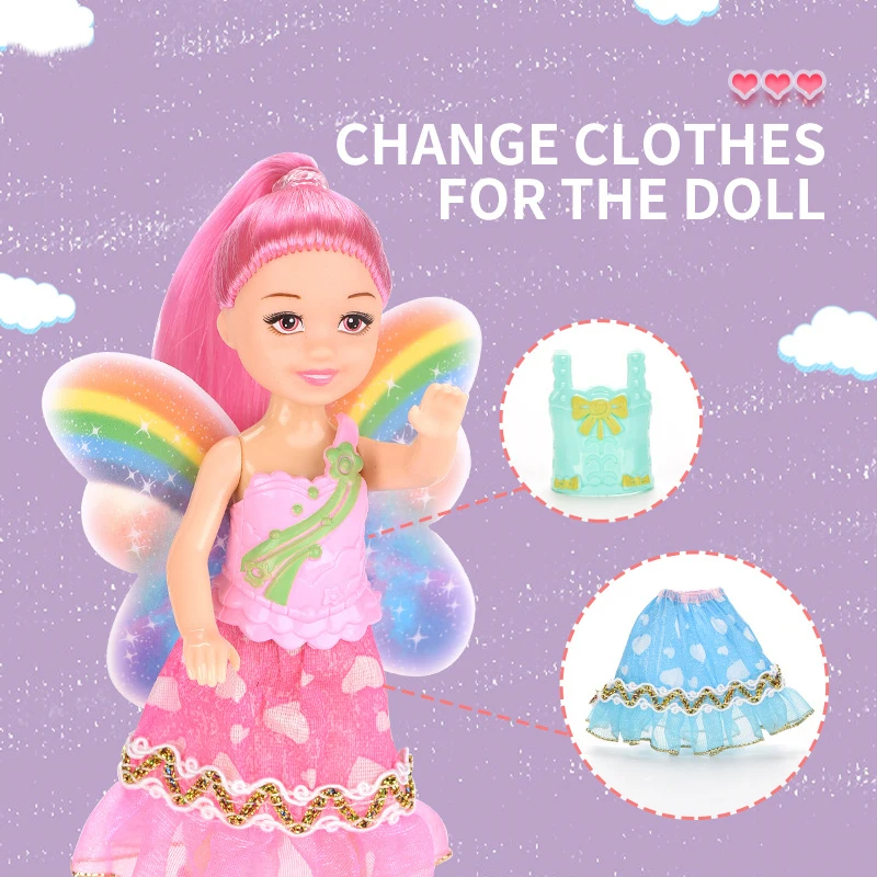 Костюм для игры модная Кукла ангела милая кукла игрушка девочек