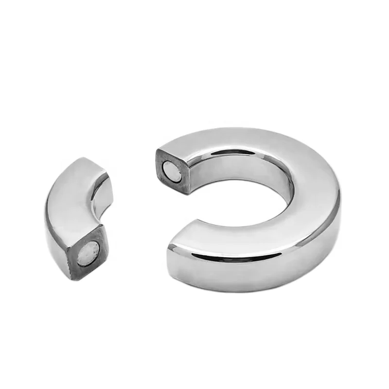 
Superheavy metal 1/4 magnet penis ring cock ring for man 